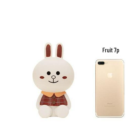 Cute Rabbit & Bear Money Box: Large Capacity, Drop-Proof Piggy Bank Gift for Kids, Cartoon Design