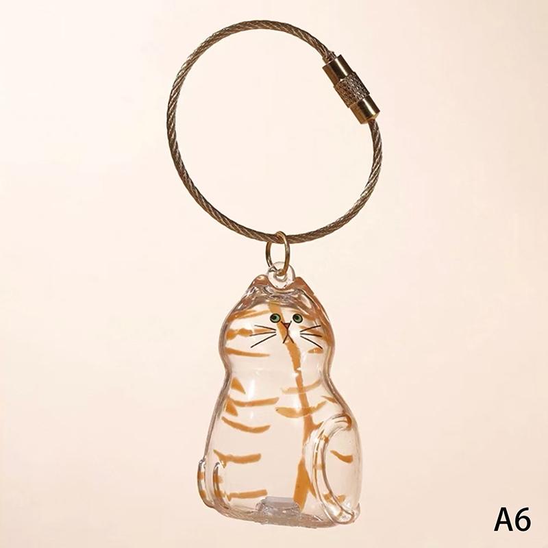 1/6Pcs My Pet'S Fur Container Cat Hair Storage Box Hanging Cat Keychain Pendant Pet Hair Grooming Souvenirs Bag Hanging Decor
