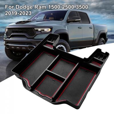 For 19-23 Dodge RAM 1500 Center Console Armrest Storage Box Organizer Accessory