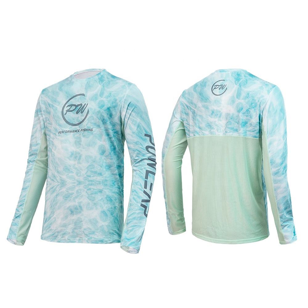 3D Printed Long Sleeved Fishing Shirt Breathable Quick Drying Comfortable Sweat Absorbing Top Outdoor Casual Protective Clothing
