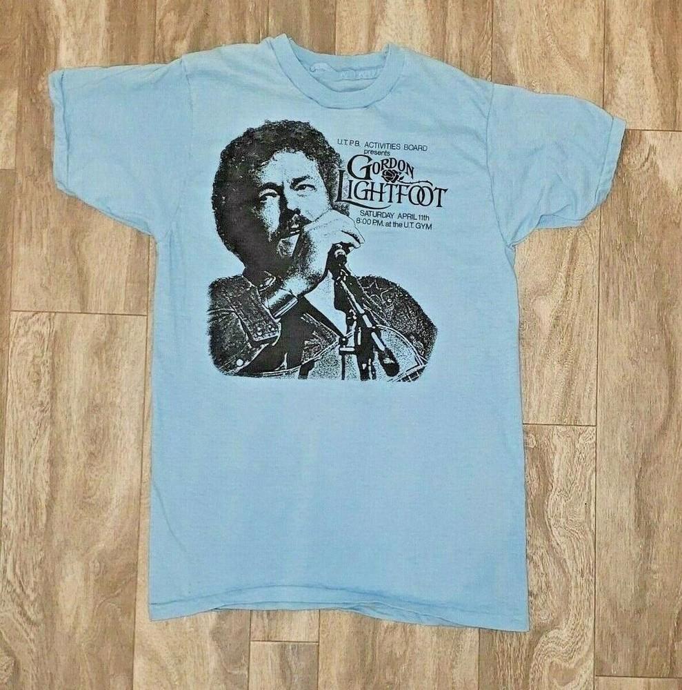 1978 GORDON LIGHTFOOT ENDLESS WIRE Shirt Light Blue Unisex S-5XL 1H0155 Unisex T-Shirt S