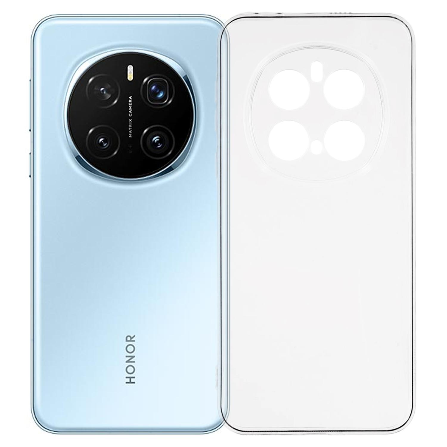 

For Honor Magic7 Pro 5G Case Shockproof 1.5mm Thickness Clear TPU Phone Cover A