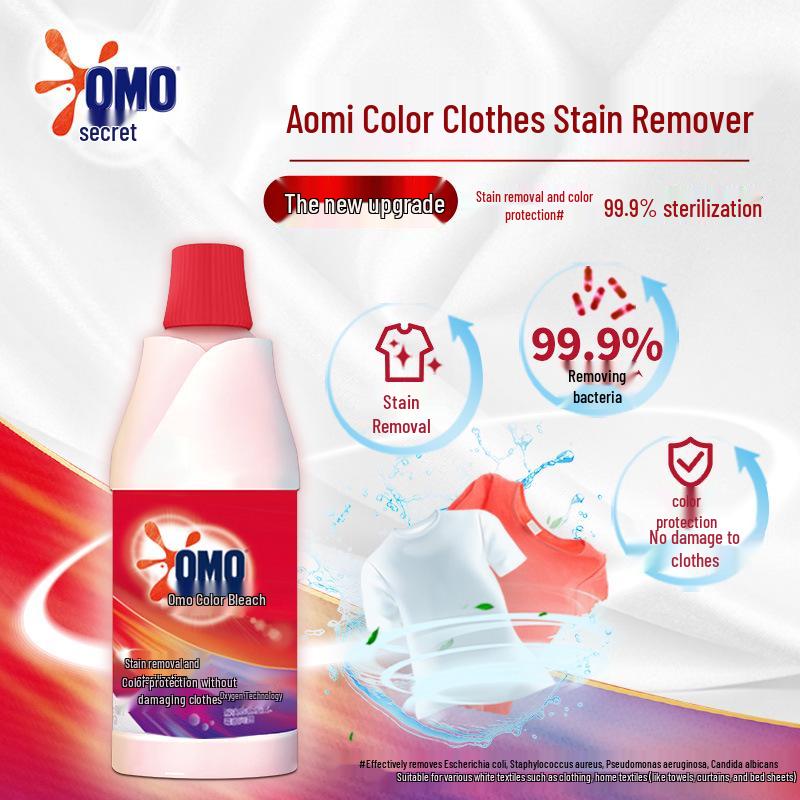 Wonderful Bleach Liquid: Brightens, Whitens, Removes Yellow Stains, Safe for Colors, Gentle On Clothes, Sterilizes Without Damage