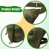 Bag Hip Pouch Decor, Multifunctional Waist Motorcycle Pack for Running, Riding, Cycling