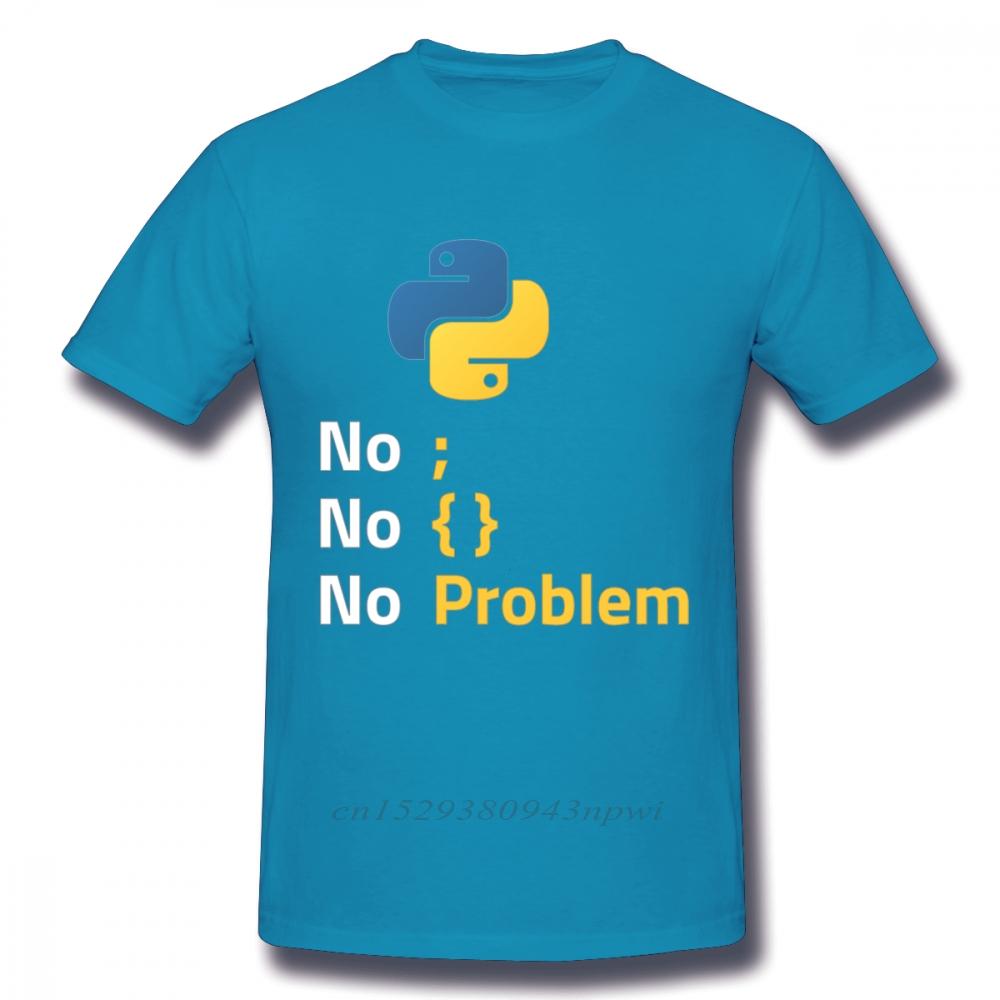 Computer Programming Language Python T Shirt Design For Code Programmer Homme Tee Shirt Crewneck Camiseta