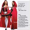 Costume da Cappuccetto Rosso Regina Mantello Europeo e Americano per Palcoscenico e Halloween