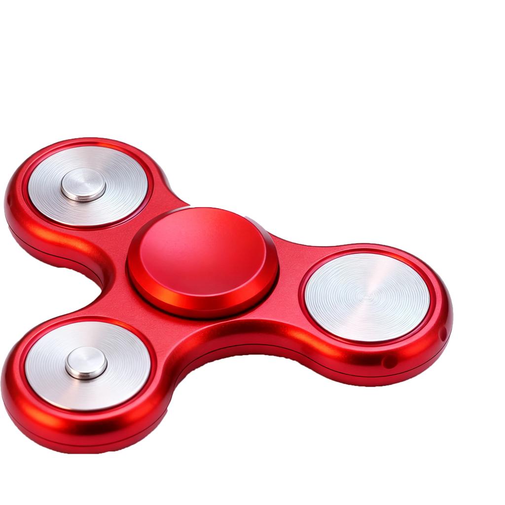 Fingertip Gyro Leaker Aluminum Alloy Finger Gyro Stainless Steel Big Three Magical Decompression Spinning Toy