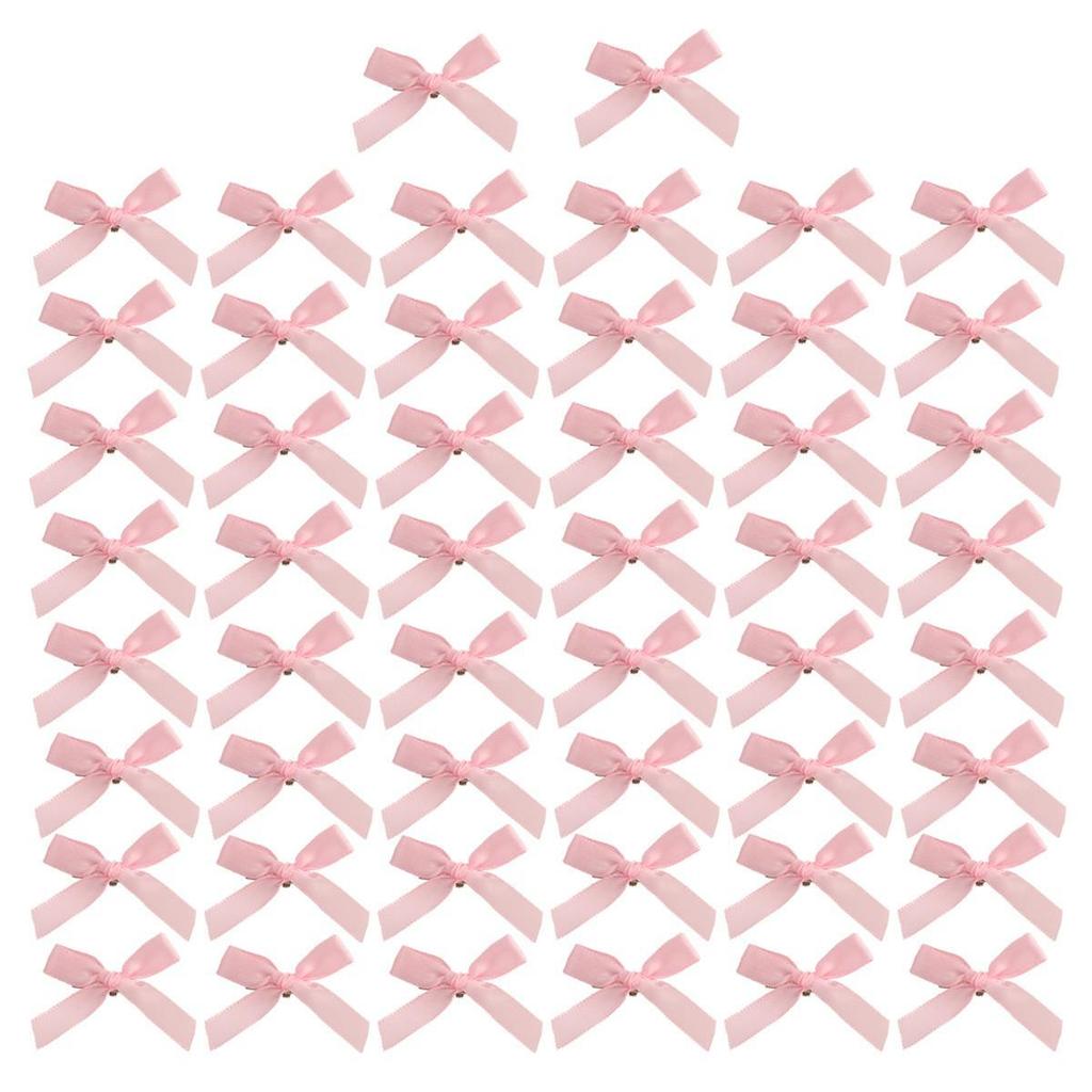 Ballet Style Ribbon Bow Duckbill Clip - Sweet 4cm Hair Accessories