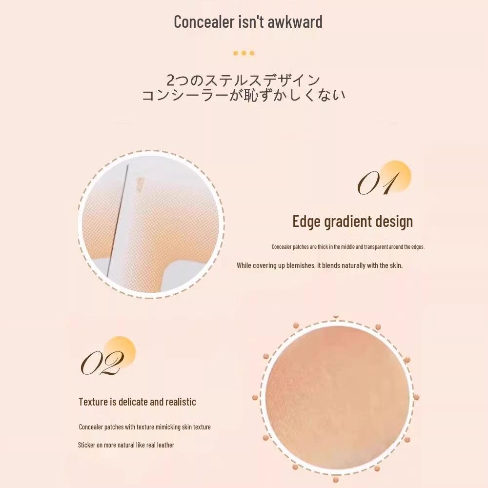 Invisible Tattoo & Scar Cover Patch - Waterproof Flesh-Colored Concealer for Birthmarks, Stretch Marks, Moles, and Vitiligo