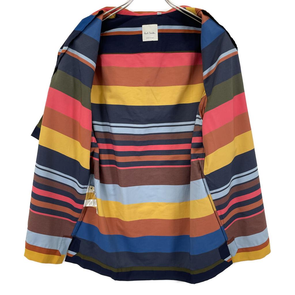 PaulSmith Multicolor 905U G01460 Striped Open Collar Shirt tops S multicolorUsed