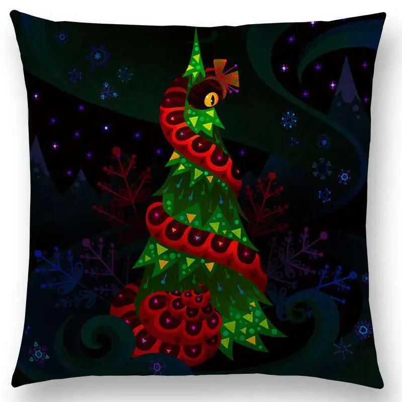 Superniedliche Cartoon-Tiere Kugelfisch Kissenbezug Lieblicher Vogel Süßes Nest Interessanter Fisch Katze Frosch Fuchs Wurfkissenbezug Hogar