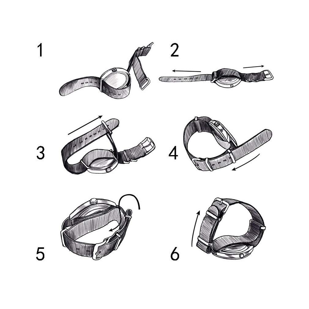 Arashen Zulu Fabric Nato Strap, 26mm, for Watches, Nylon Strap, Thick G10 Strap with Satin Finish, Khaki