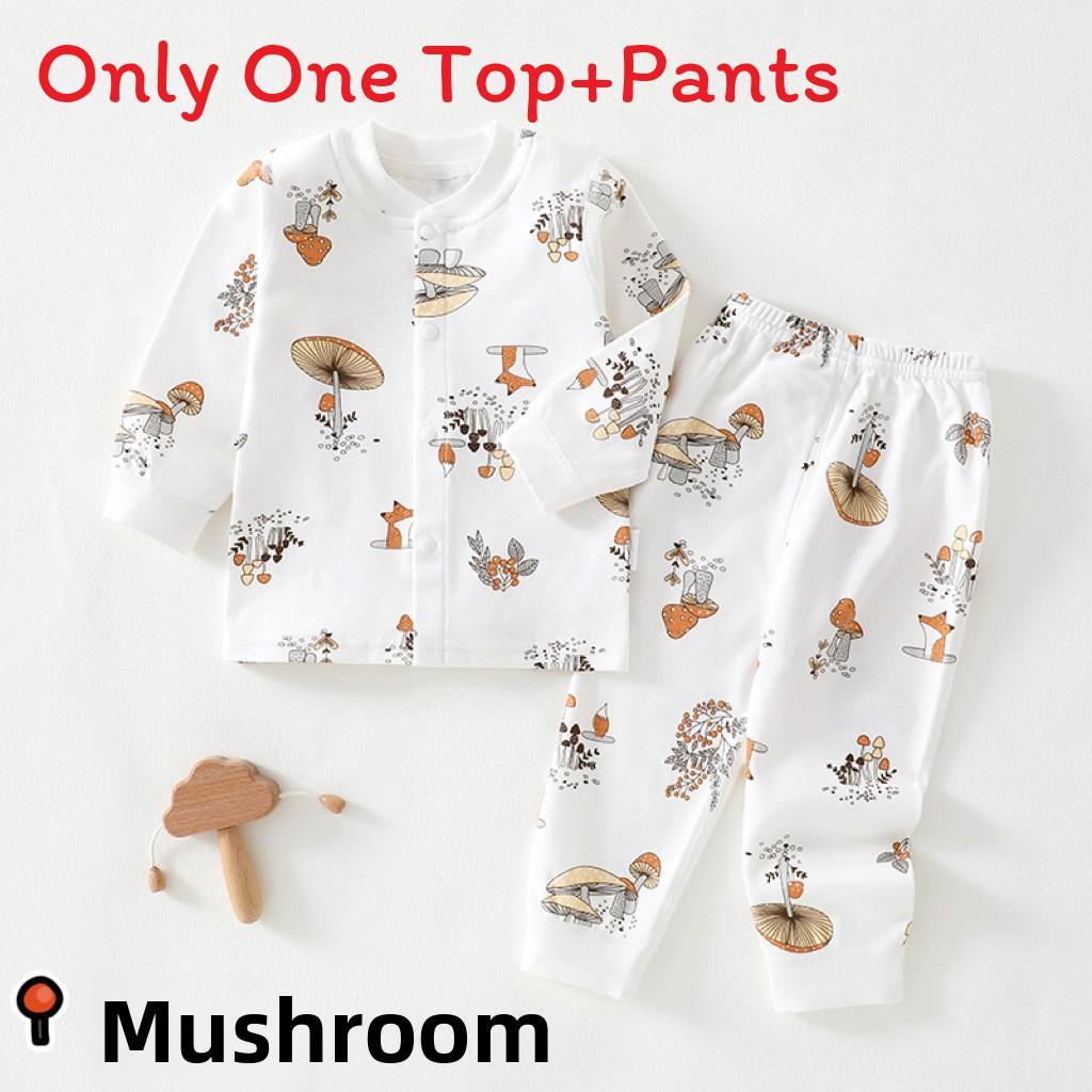 Childrens Cotton Pajama Set With Animal Prints For Newborns And Infants
