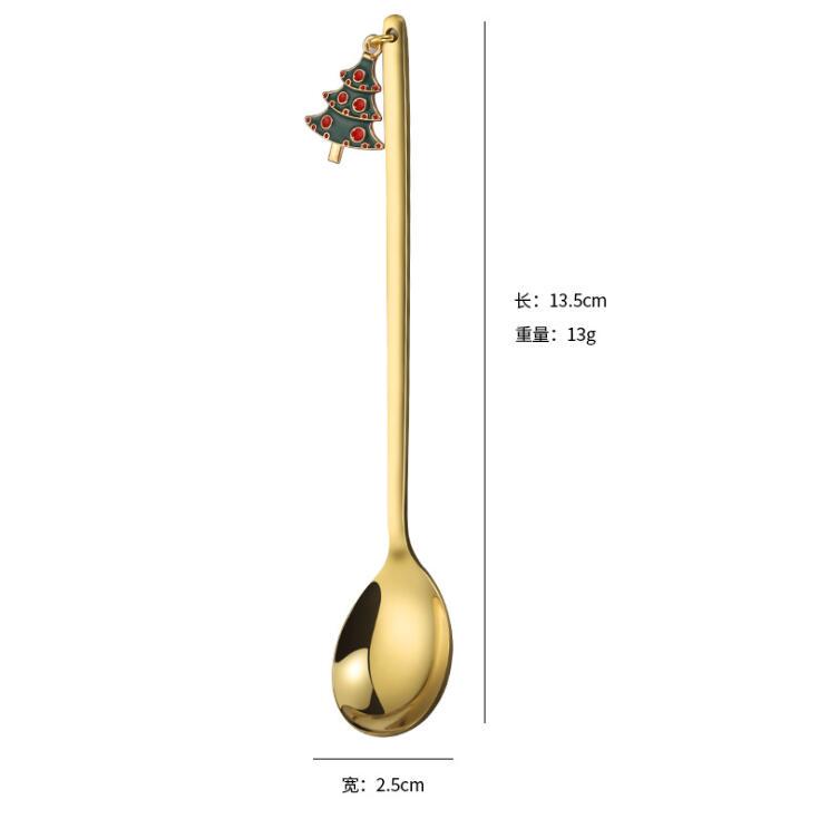 Linguri metalice de Craciun Fericit Vesela de Craciun Ornamente Decoratiuni de Craciun pentru Masa Acasă