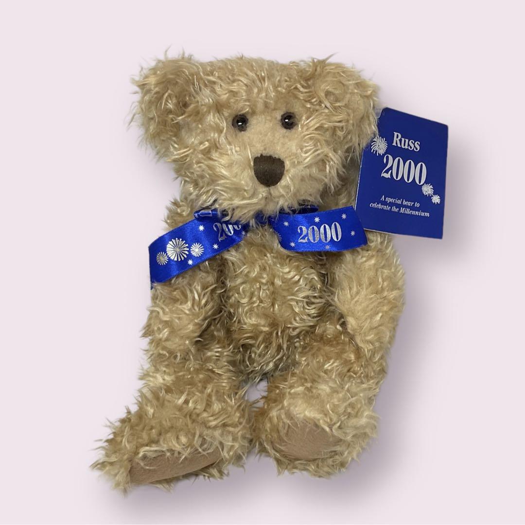 

[Б/У] Винтажный плюшевый мишка Тедди Миллениум 2000 года из Великобритании