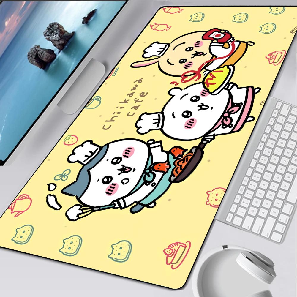 Kawaii C-Chiikawas Mouse Pad Rubber Mat Laptop Xxl Mousepad Notebook Gamer Computer Table Gaming Accessories