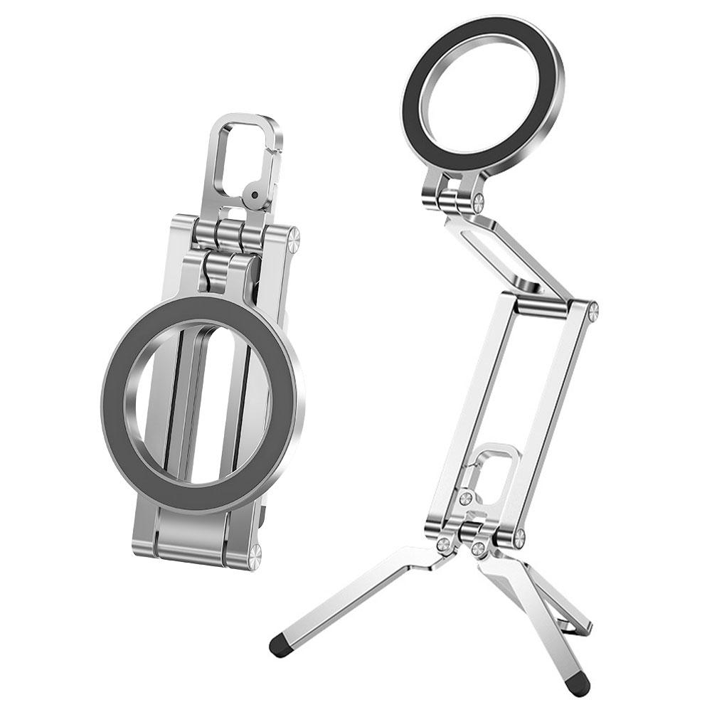 Universal Magnetic Airplane Phone Stand Holder 360° Rotate Travel Phone Mount Flexible Phone Clip Travel Phone Stand