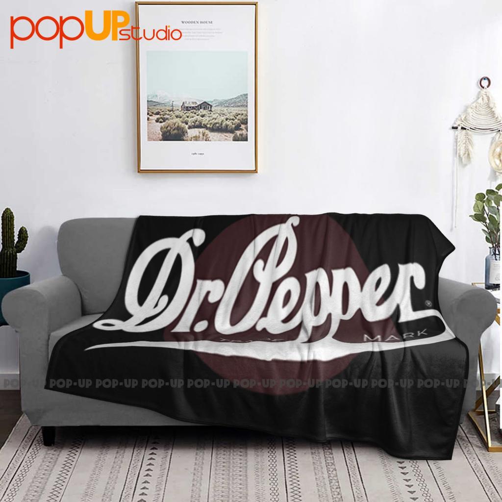 Trade Mark Dr Pepper Ultra-Soft Blanket Quilt Winter Sofa Cover Bed Covers