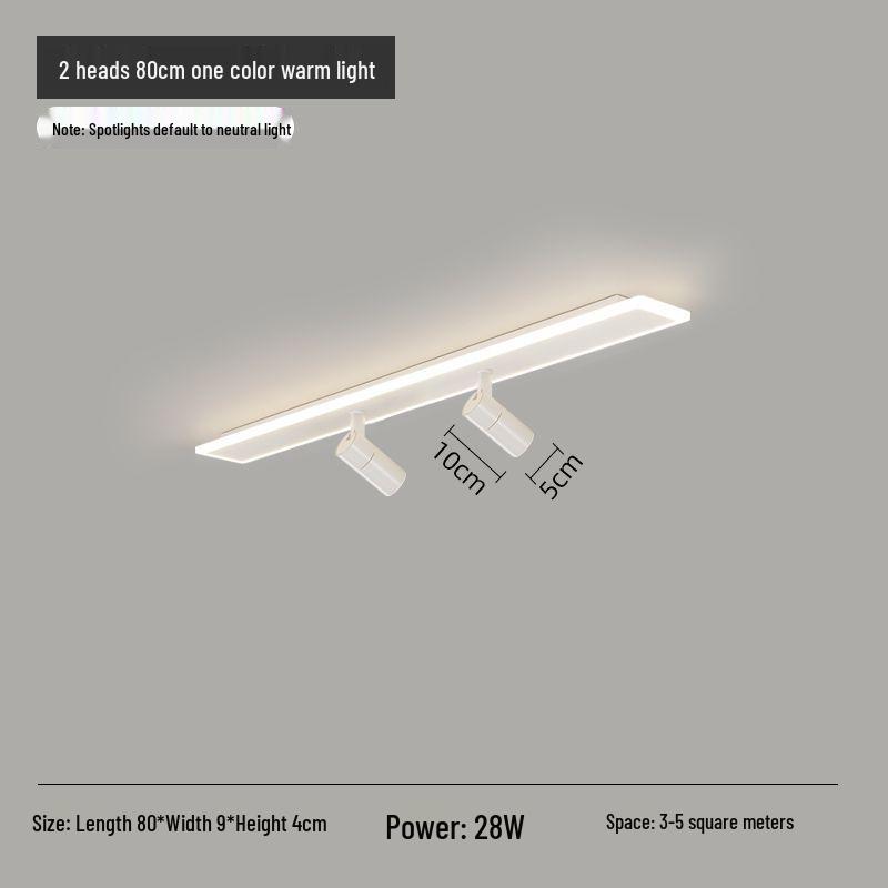 Frameless LED Ceiling Light for Living Room and Hallway