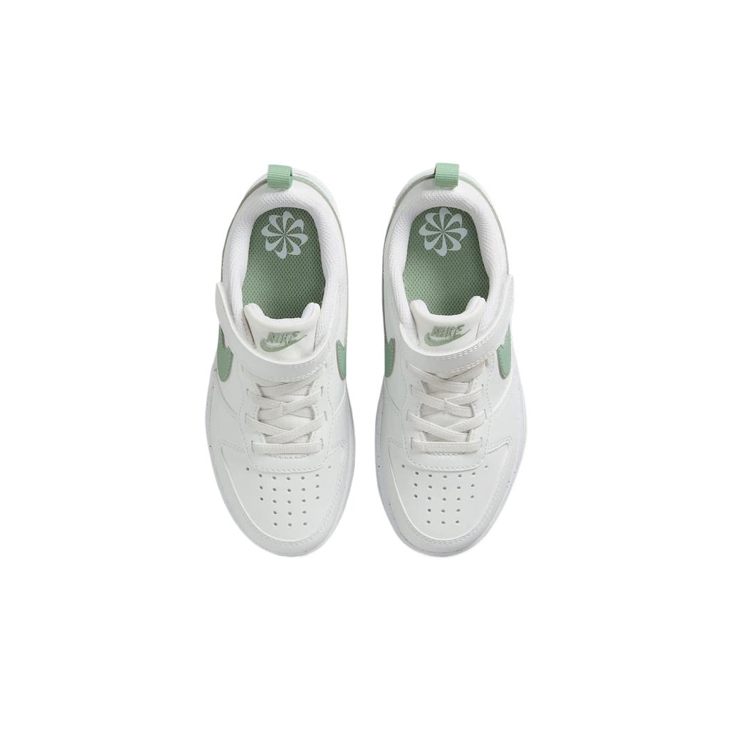 Nike Court Borough Low Recraft PS Summit White Green Kids Sneakers Peak-White Mild-Grey-Green DV5457-130
