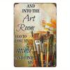 Vintage Metal Iron Room Sign Inspirational Art for Home Bar Caf and Studio Wall Dcor