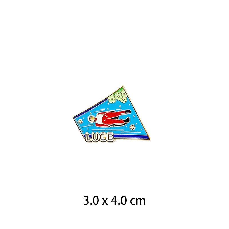 1Pc Cartoon Basketball Football Badminton Metal Badge Student Backpack Hat Denim Coat DIY Deco Lapel Pins Boy Couple Brooch