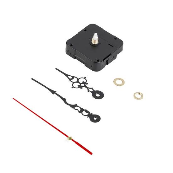 1Set Wall Clock Movement Non-Slip Sturdy Plastic Clock Cross Stitch Movement for Repairing