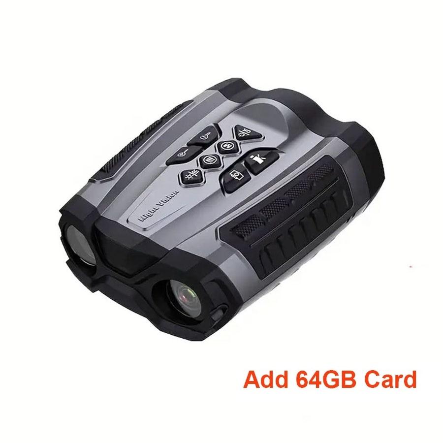 5K Binoculars, Infrared Night Vision Goggles, 10x Digital Zoom, Rechargeable, with a 3-inch Large Screen