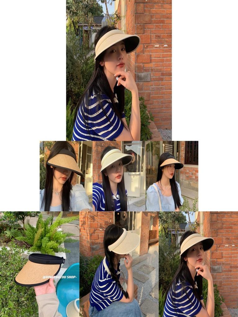 Stylish Summer Sun Hat For Women Breathable And Uv-resistant Straw Design