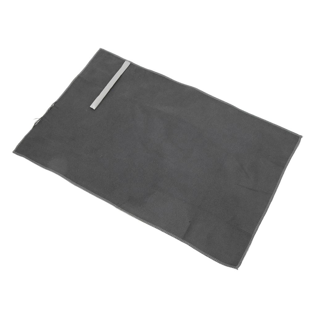 Snooker Cue Cloth Remove Dirt Dust Soft Cotton Pool Club Cleaning Towel Dark Grey