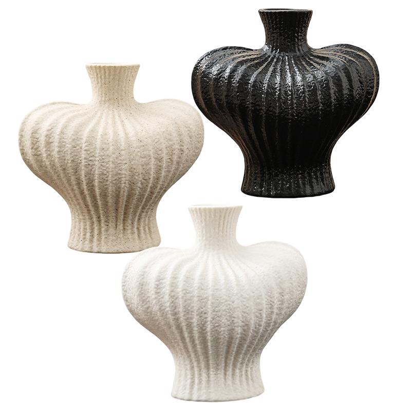 Flower Arrangement Hydroponic Ceramic Vase Home Chic Vase Modern Minimalist Living Room Porch TV Cabinet Desktop Decor