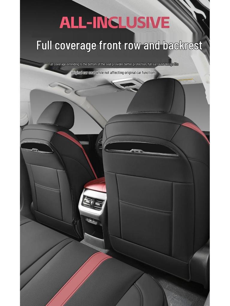 Hongqi H5 Universal Full Leather Car Seat Cushion for All Seasons, New Model, Five-Seat Compatible