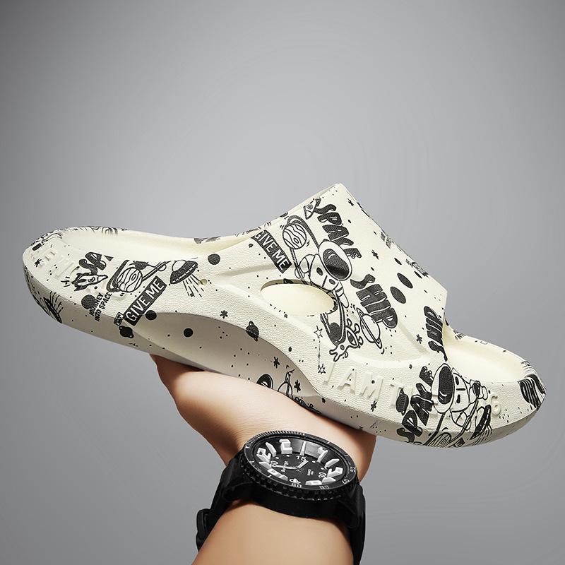 

Модная обувь для спорта на открытом воздухе, модная обувь для отдыха на пляже, мужская летняя обувь из ЭВА с нескользящей подошвой, мягкая и эластичная, удобная обувь для пар 36 бежевый