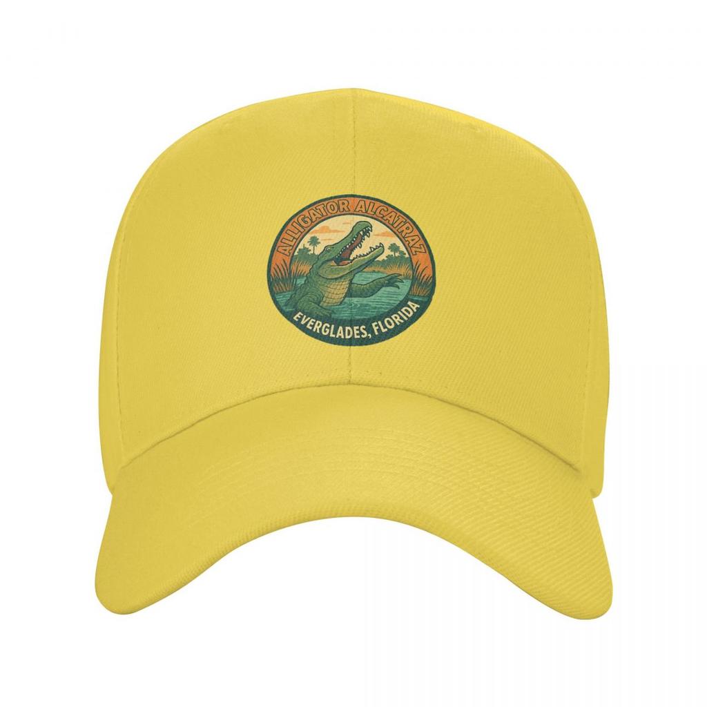 Alligator Alcatraz Florida Everglades Baseball Caps Snapback Men Women Hats Outdoor Cap Streetwear Baseball Hat Casquette