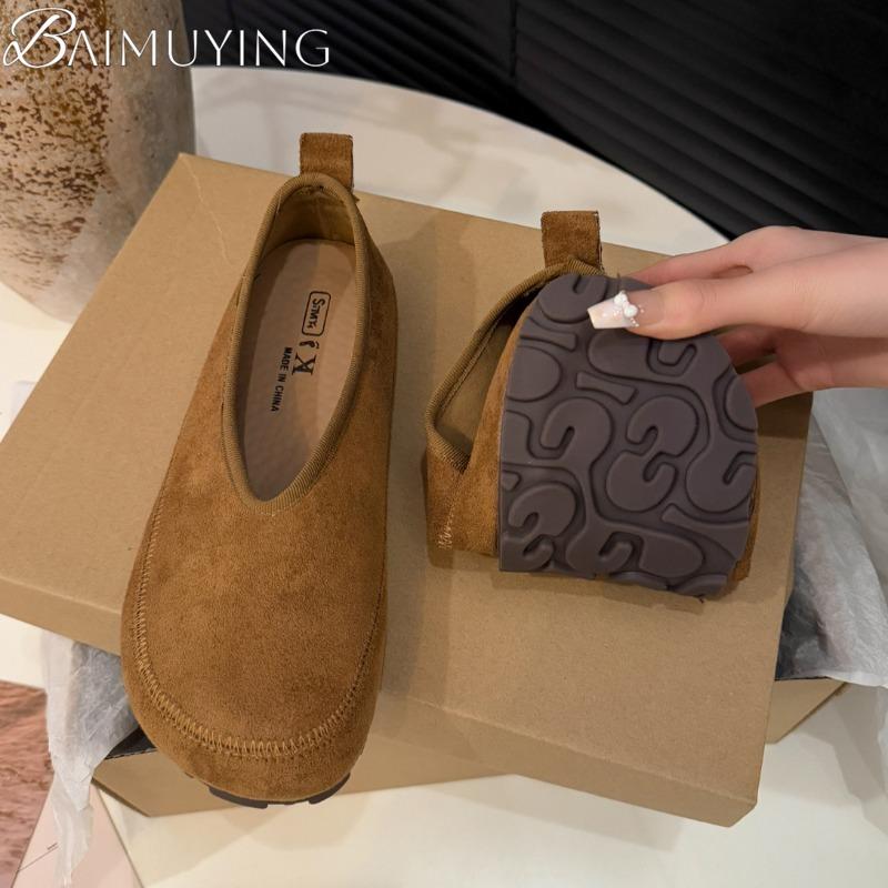 

Модные сандалии на плоской подошве женские повседневные лоферы 2025 трендовые летние новые замшевые удобные для ходьбы с мелким вырезом спортивная женская обувь 39 верблюд