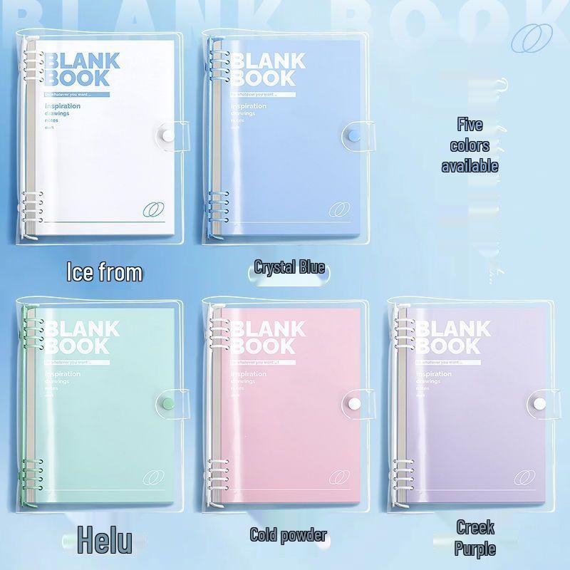 Stylish B5 Ring Binder Notebook with Detachable Coil, Thick Pages, Ideal for Students