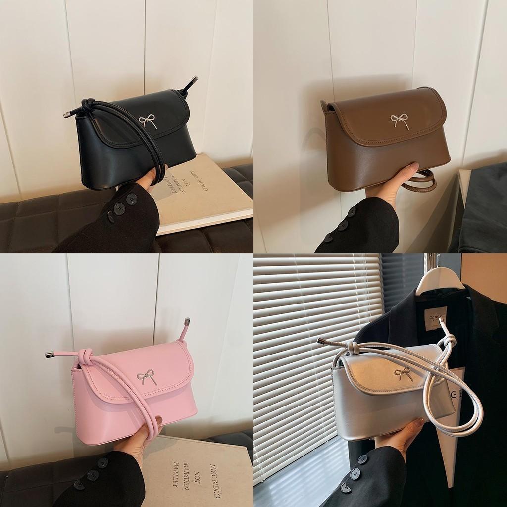 Chic And Stylish 2024 Womens Simple Shoulder Crossbody Bag Small Square Design In Multiple Colors