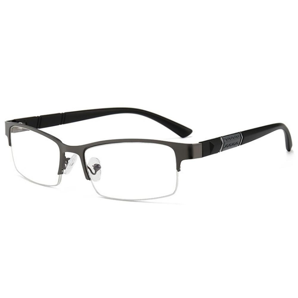 Reading Eyeglasses Half Metal Frame Nearsighted Glasses Unisex Myopia 0 -0.5 -1 -1.5 -2 -2.5 -3 -4 -5 -6 Number Degrees Glasses