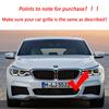 Mřížky pro BMW řady 6 GT G32, přední maska ​​chladiče, kapota M, lesklá černá, závodní maska, dvojité lamely, ABS