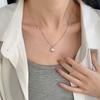 French shell necklace S925 sterling silver exquisite mini pendant Dongdaemun hot-selling collarbone chain