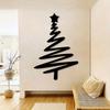Metal Christmas Tree Wall Decoration Modern Minimalist Black Abstract Tree Wall Art Home Office