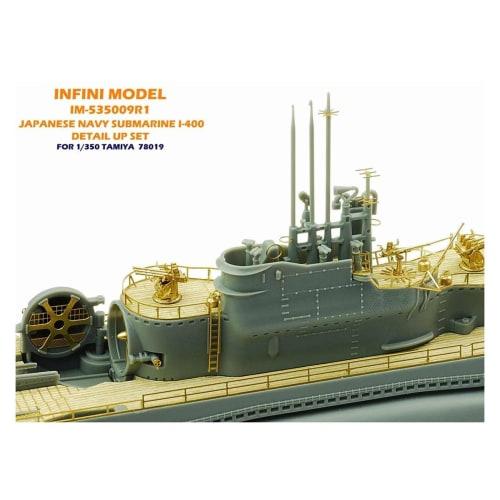 Infinimodel 1/350 IM Series Japanese Navy Submarine I-400/T Company Ship Detail Up Set, Plastic Model Parts, IM53509