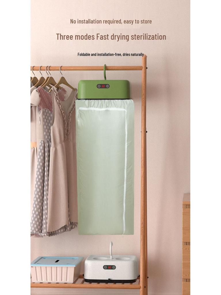 Intelligentes Haus Vollautomatischer Schnelltrockner - Kompakttrockner gegen Milben für Wohnheime und kleine Räume