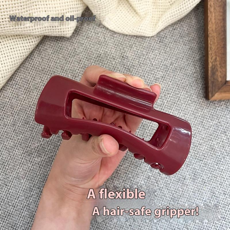 Silicone Shark Clip Hairpin Soft Anti-Collision Protection Back Head Hair Claw Anti-Fall Durable Hair Accessories