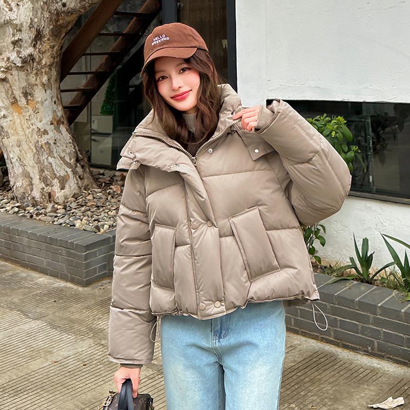 

New slim-fit cotton-padded clothes, versatile fashion hooded cotton-padded clothes, women s cotton-padded clothes, temperament cotton-padded jacket M