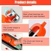 5-piece woodworking curved ruler curve board - high-precision marking and shaping tool - adjustable arc ruler set