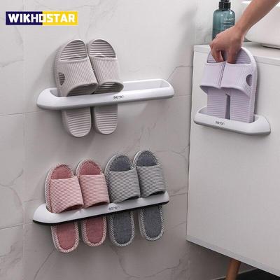 Buty łazienkowe wieszak do przechowywania wiszący organizer na buty naścienny plastikowy stojak na buty kapcie wieszak półka na ręczniki organizator