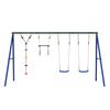 Swing Set with Swing Seats Trapeze and Climbing Swing