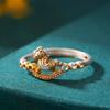New Zodiac Horse Ring for Women, New Chinese Style, Traditional Chinese Style, Birth Year Adjustable Ring Gift