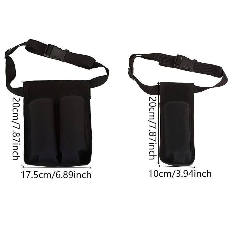 Massage Oil Bottle Waist Bag Adjustable Belt Holster for Massage Therapist Essential Oil Bottle Holder Pouch